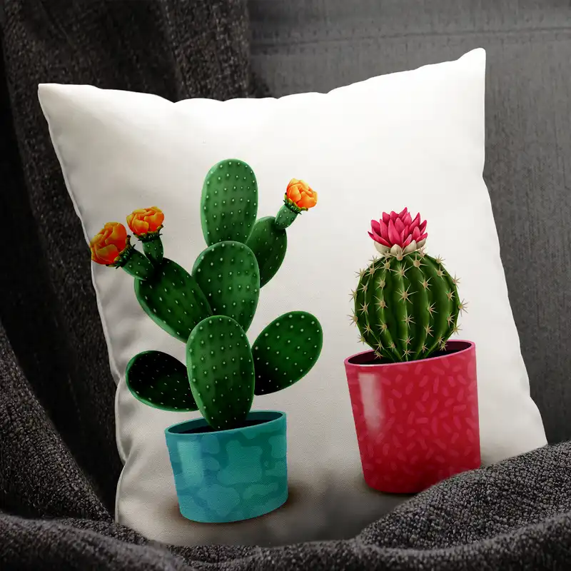 کاور کوسن طرح کاکتوس مدل co435