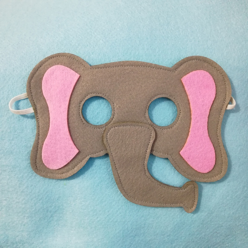 ماسک کودک طرح حیوانات کد 2 بسته 5 عددی