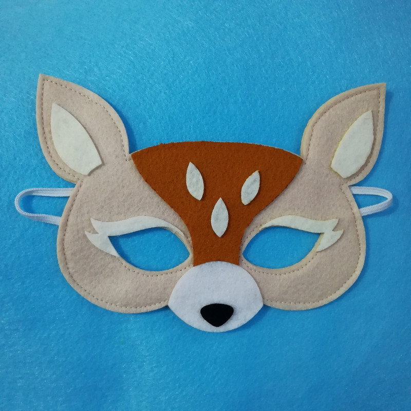 ماسک کودک طرح حیوانات کد 2 بسته 5 عددی