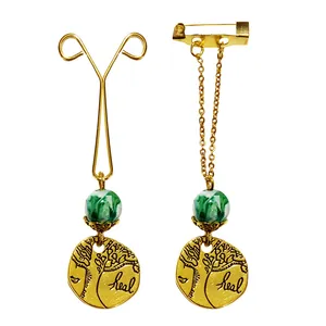 ست سنجاق سینه و گیره روسری زنانه درخت زندگی کد PM425