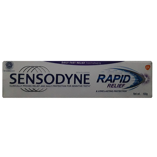 خمیر دندان سنسوداین مدل Rapid Relife حجم 100 میلی لیتر