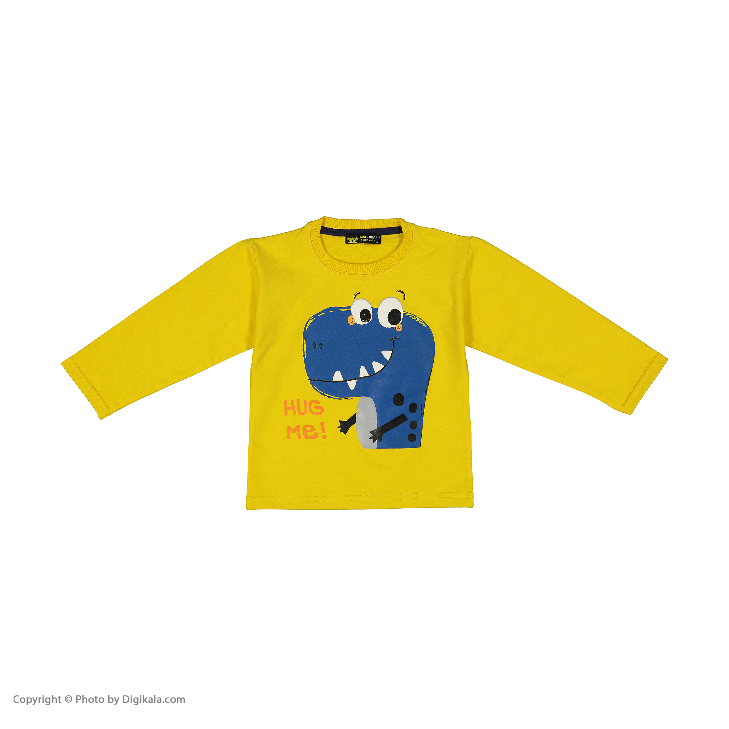 ست تی شرت و شلوار پسرانه خرس کوچولو مدل 2011107-16
