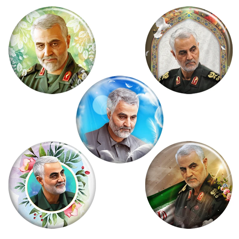 پیکسل طرح سردار حاج قاسم سلیمانی کد 313 مجموعه 5 عددی