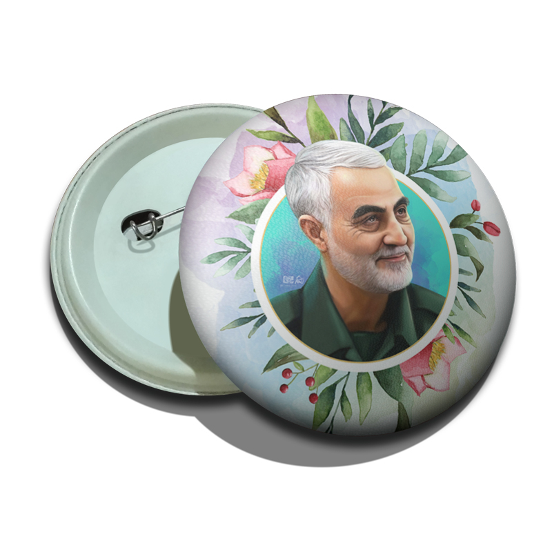 پیکسل طرح سردار حاج قاسم سلیمانی کد 313 مجموعه 5 عددی
