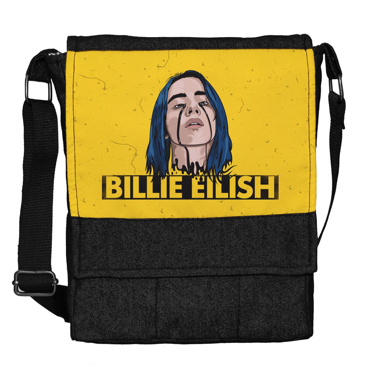 کیف دوشی دخترانه چی چاپ طرح Billie Eilish کد 65670
