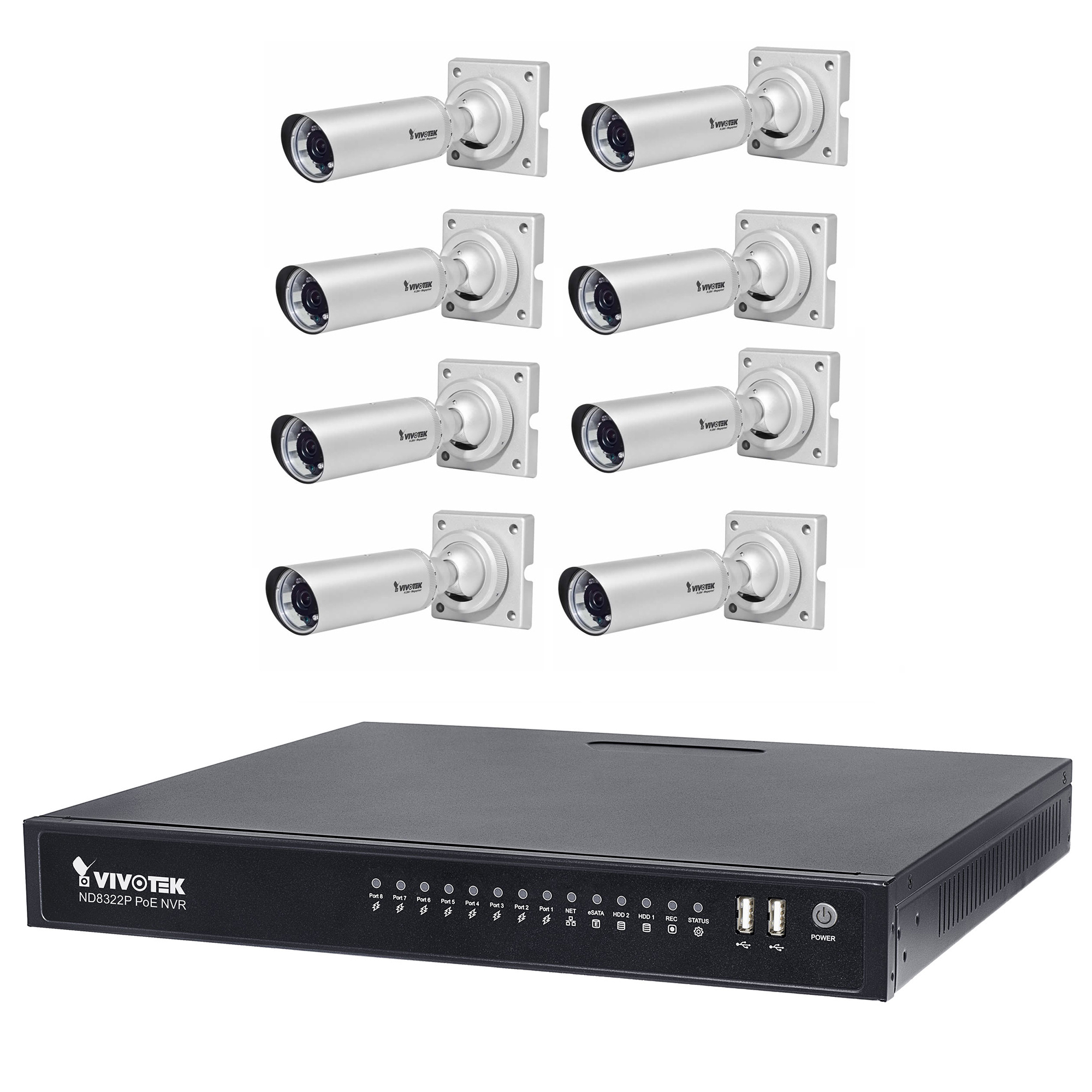 سیستم امنیتی ویوتک مدل ND8322P/IB8354C-8 Solution Kit