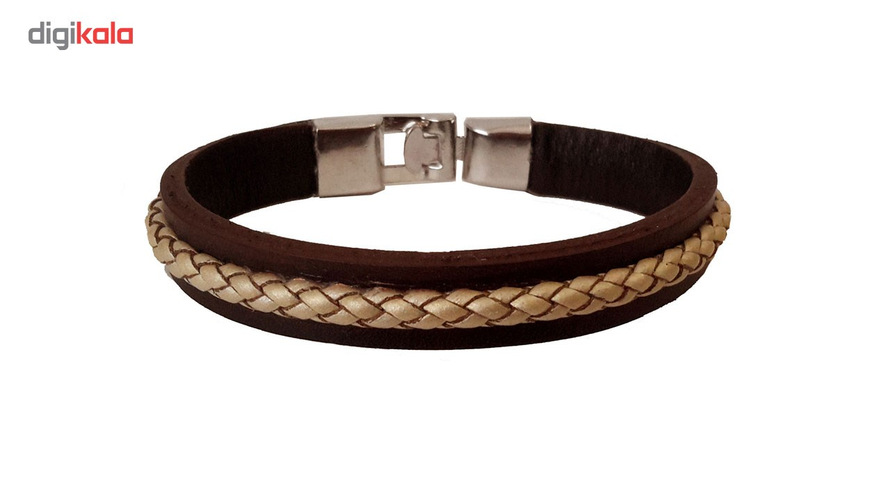 دستبند چرمی مانی چرم مدل BL-159