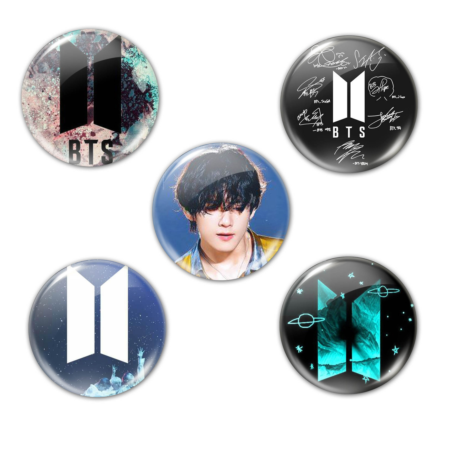 پیکسل طرح bts کد 24033 مجموعه 5 عددی