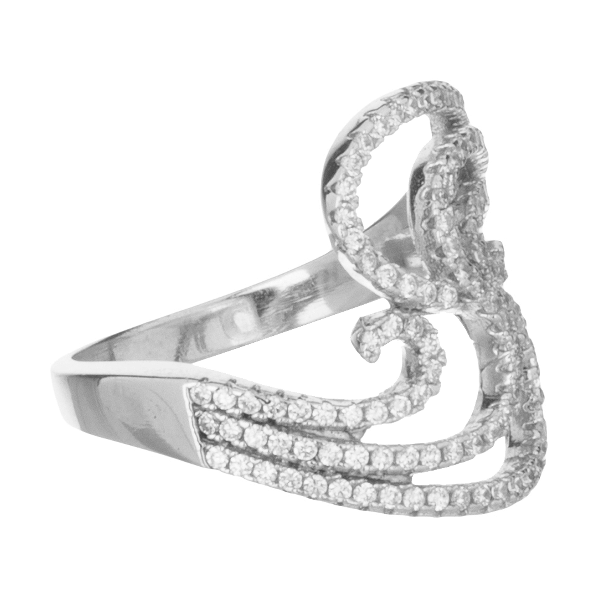 انگشتر نقره زنانه سورئال دیزاین مدل Wave کد N54