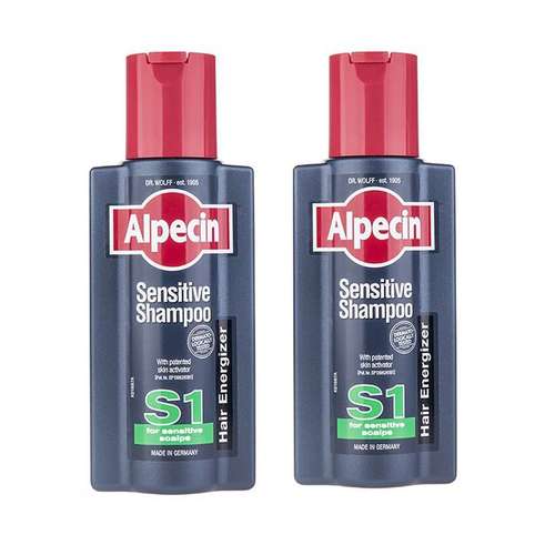 شامپو مو آلپسین مدل S1Sensitive حجم 250 میلی لیتر مجموعه 2 عددی