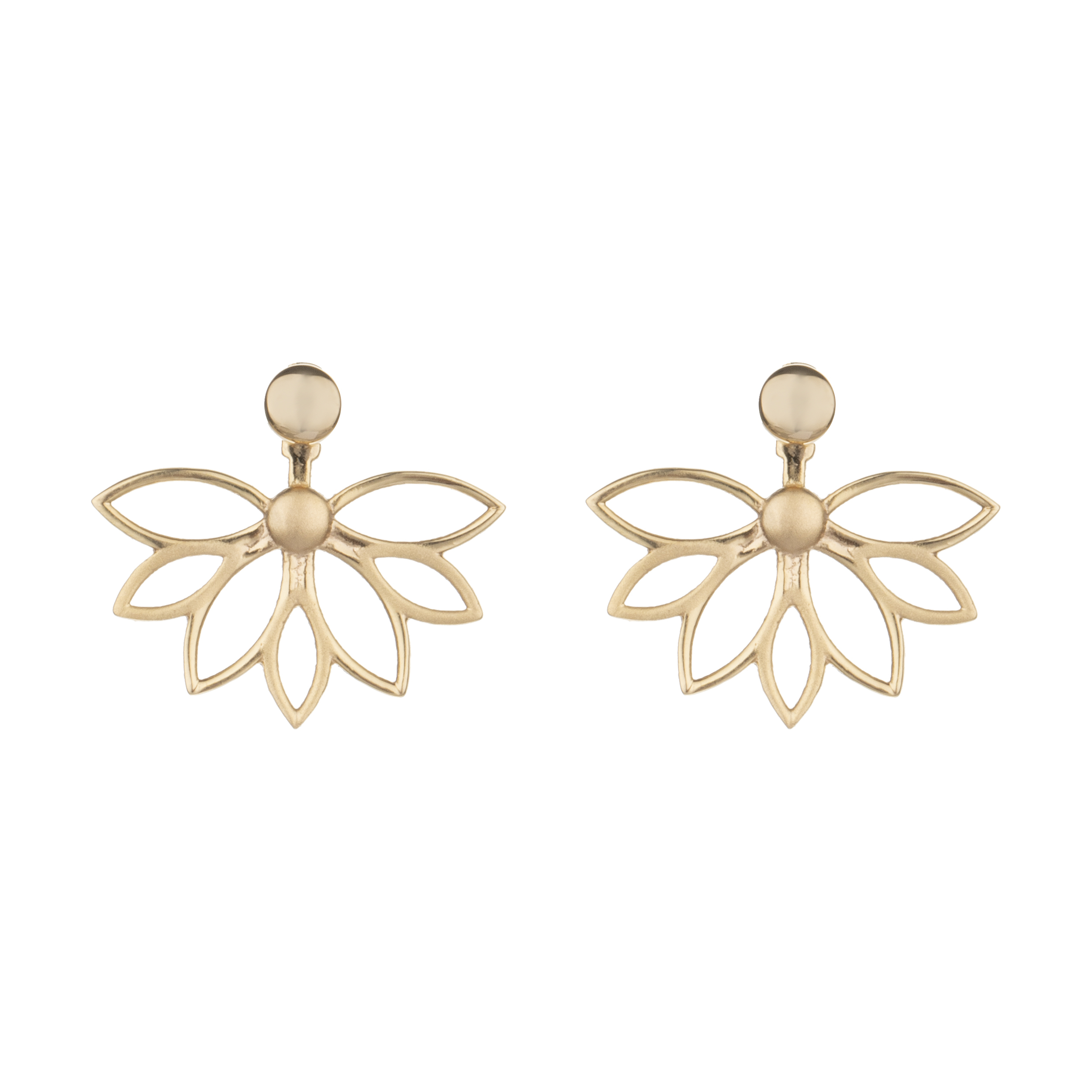 گوشواره طلا 18 عیار زنانه آلند کد H25