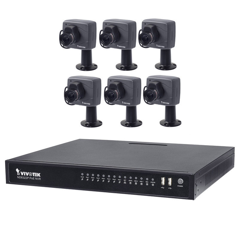 سیستم امنیتی ویوتک مدل ND8322P/IP8152F4x6 Solution Kit