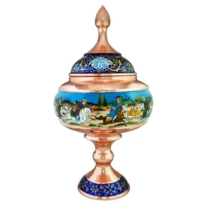 شکلات خوری مسی طرح شکار