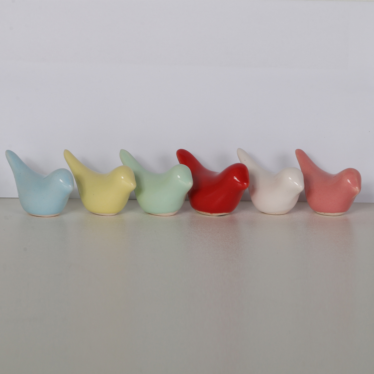 مجسمه سرامیکی طرح پرستو کد Pk2 بسته 2 عددی