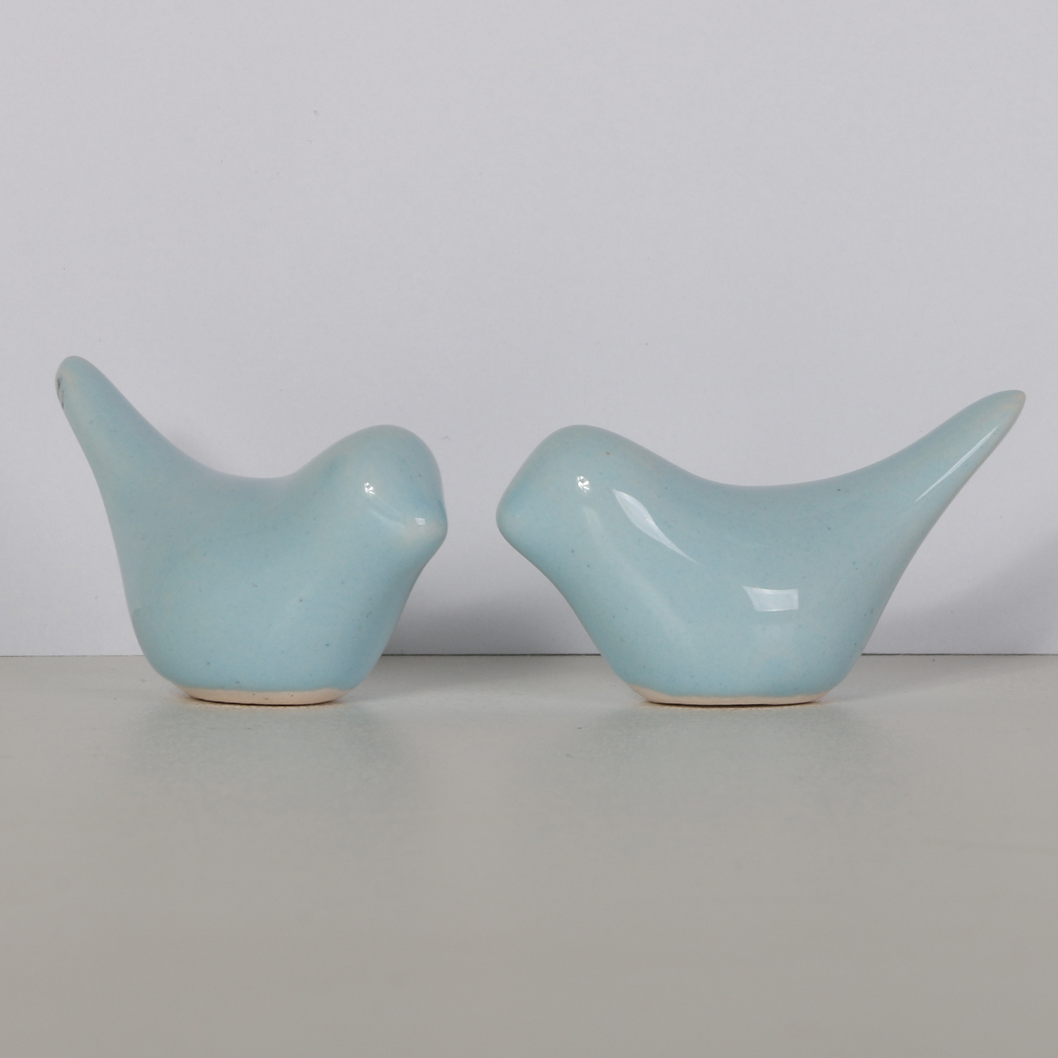 مجسمه سرامیکی طرح پرستو کد Pk2 بسته 2 عددی