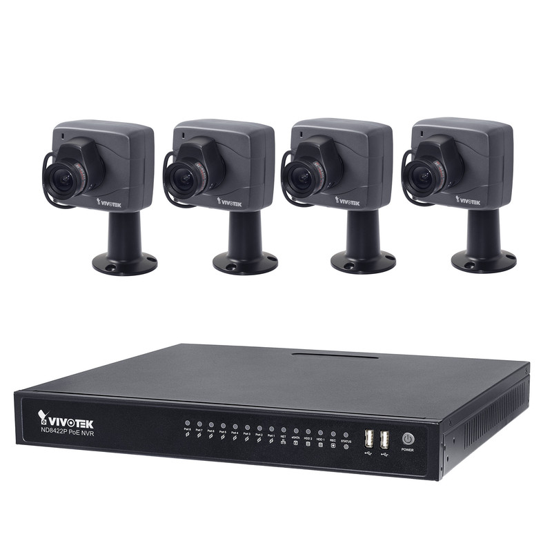 سیستم امنیتی ویوتک مدل ND8422P/IP8152F4x4 Solution Kit