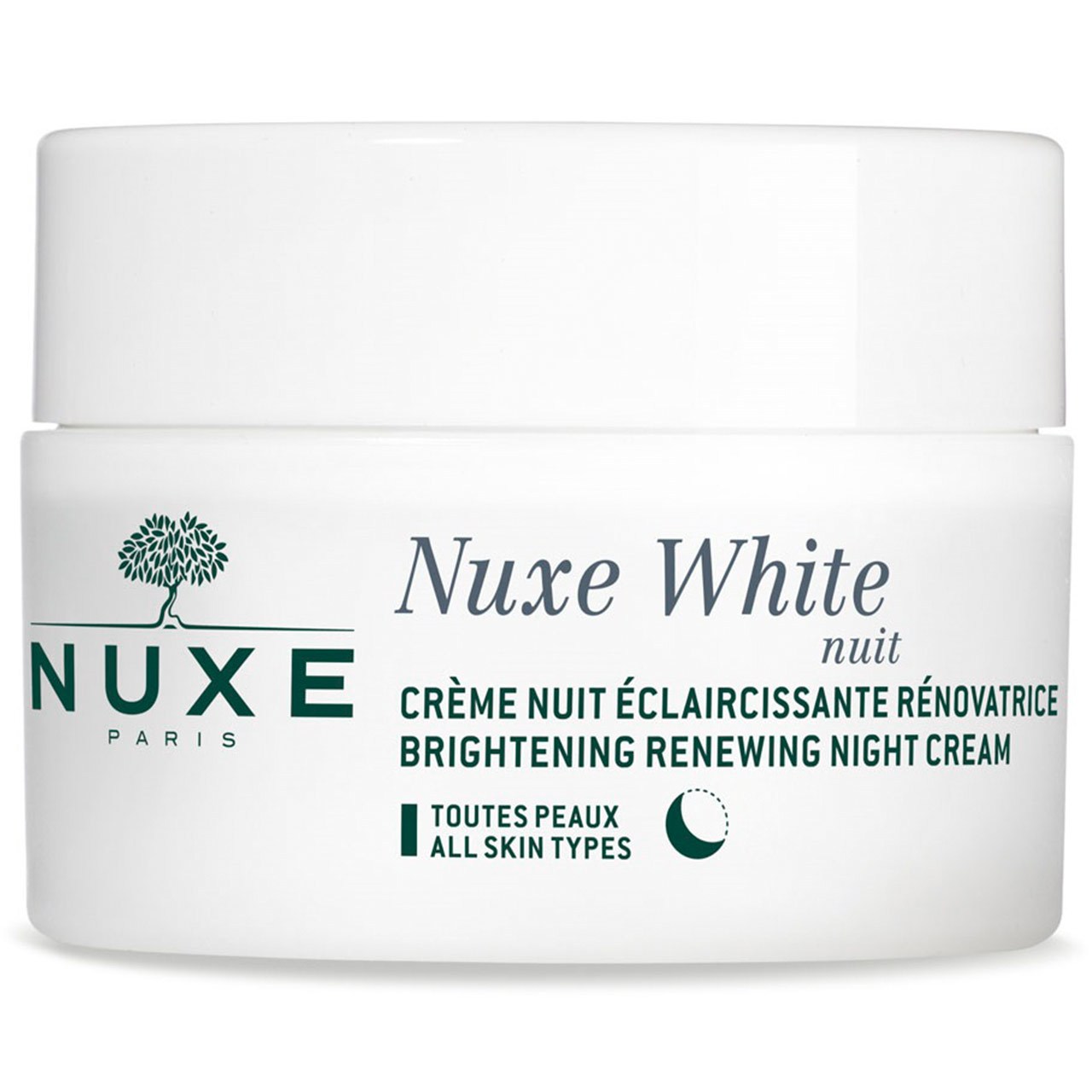 کرم ترمیم کننده شب نوکس سری Nuxe White حجم 50 میلی یتر