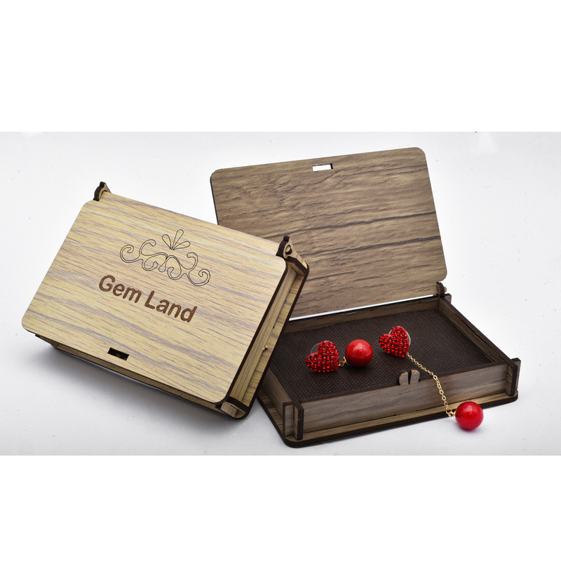 گوشواره دخترانه جم لند کد GM-L013 گوشواره دخترانه جم لند کد GM-L013