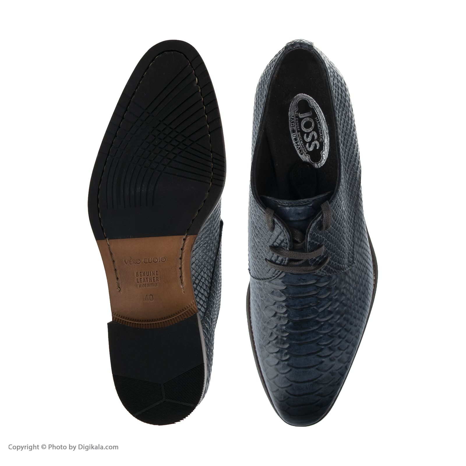 کفش مردانه جاس مدل 108-Stampato BLU -  - 5