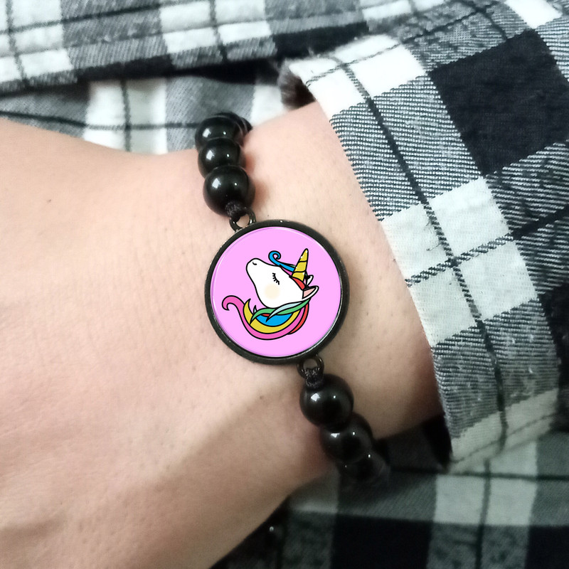 دستبند طرح یونیکورن کد 06 دستبند طرح یونیکورن کد 06