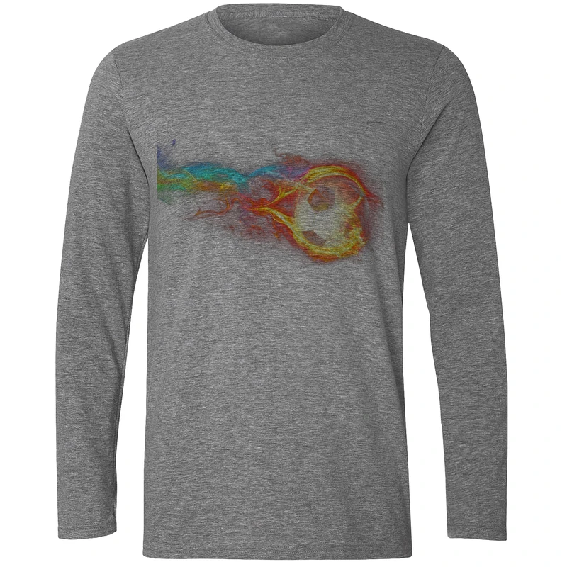 تیشرت آستین بلند مردانه طرح توپ فوتبال کد F221