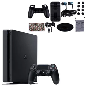 مجموعه کنسول بازی سونی مدل Playstation 4 Slim ریجن 1 کد CUH-2215B ظرفیت 1 ترابایت
