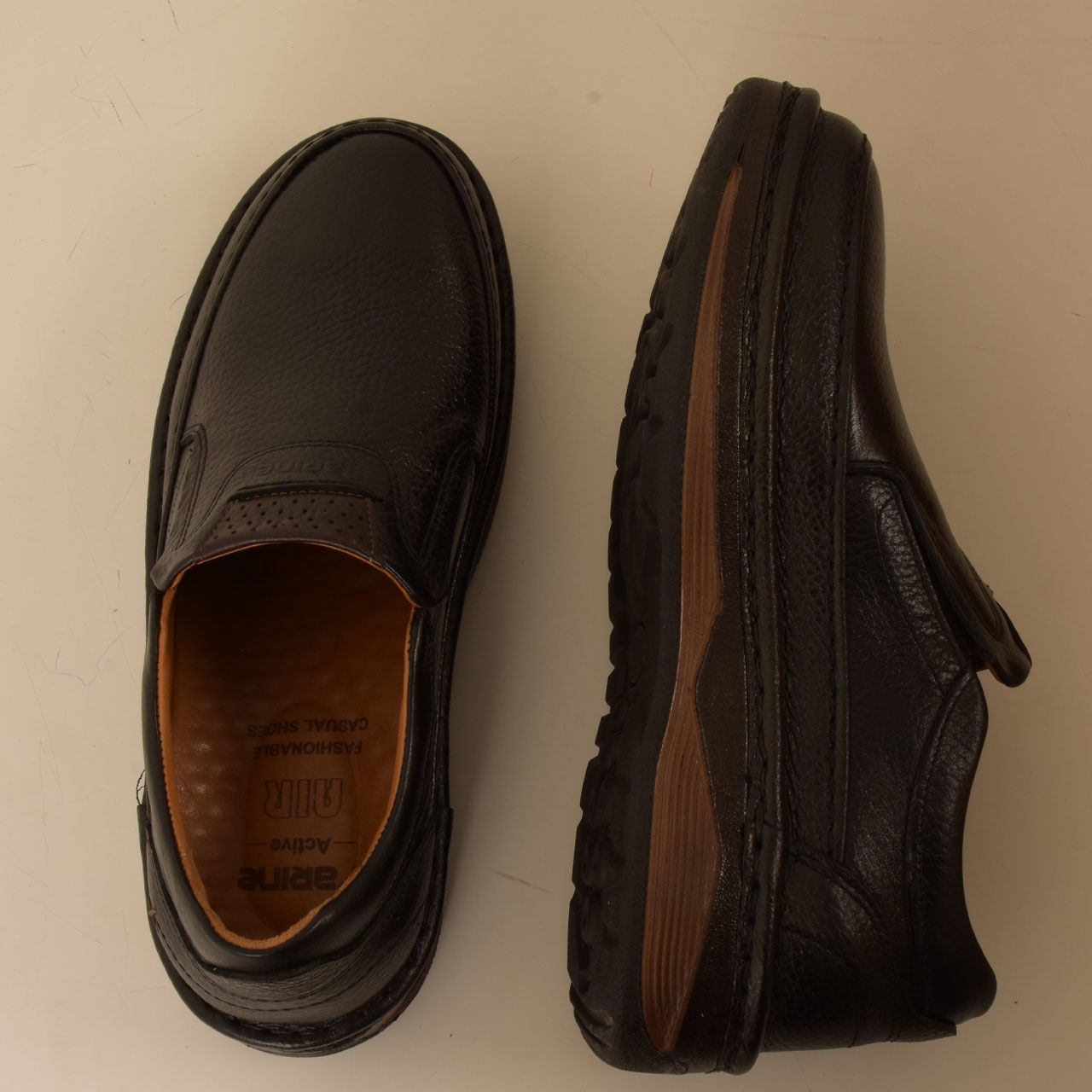 کفش روزمره مردانه پارینه چرم مدل SHO188 -  - 5