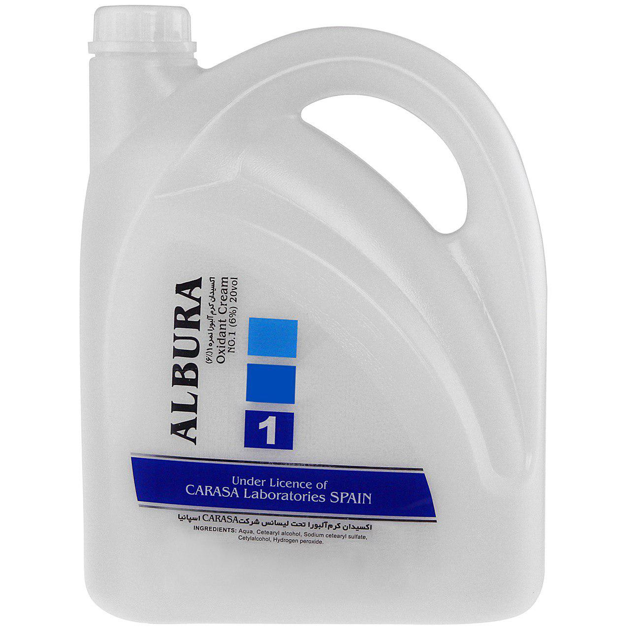 اکسیدان آلبورا شماره 1 شش درصدی حجم 3.75 میلی لیتر