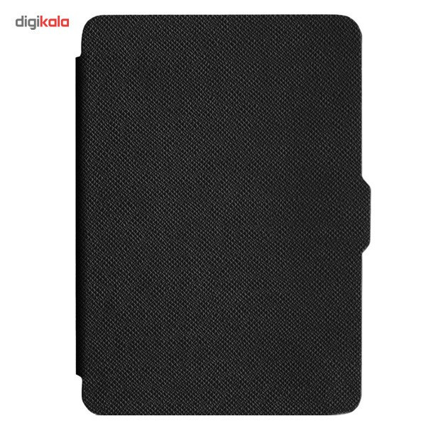 کتاب‌خوان آمازون مدل Kindle Voyage نسل هفتم همراه با کاور چرمی - ظرفیت 4 گیگابایت
