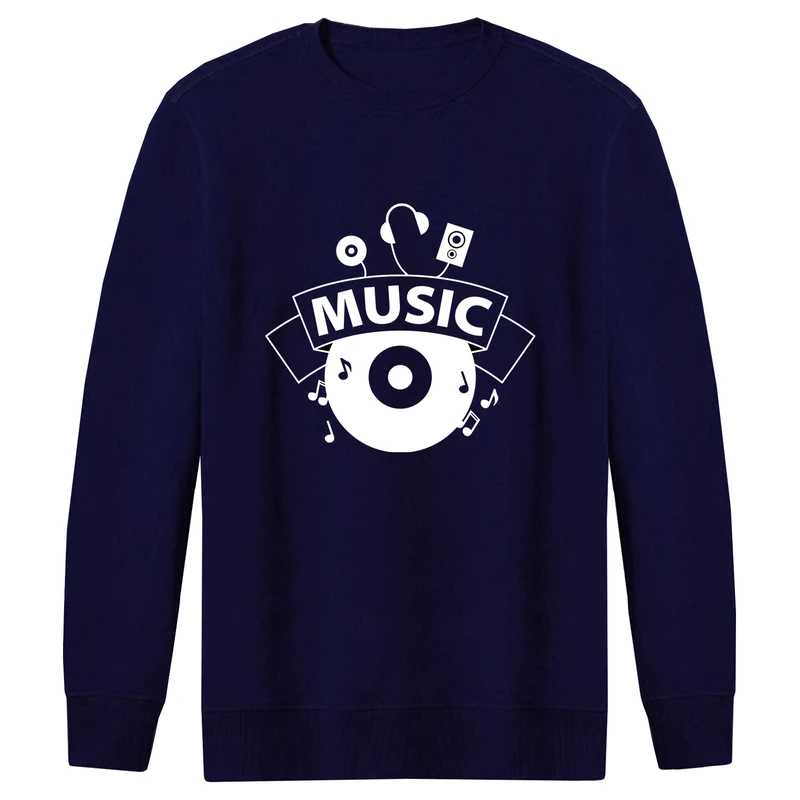 سویشرت مردانه طرح music کد F240