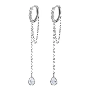 گوشواره نقره زنانه اقلیمه کد EN469