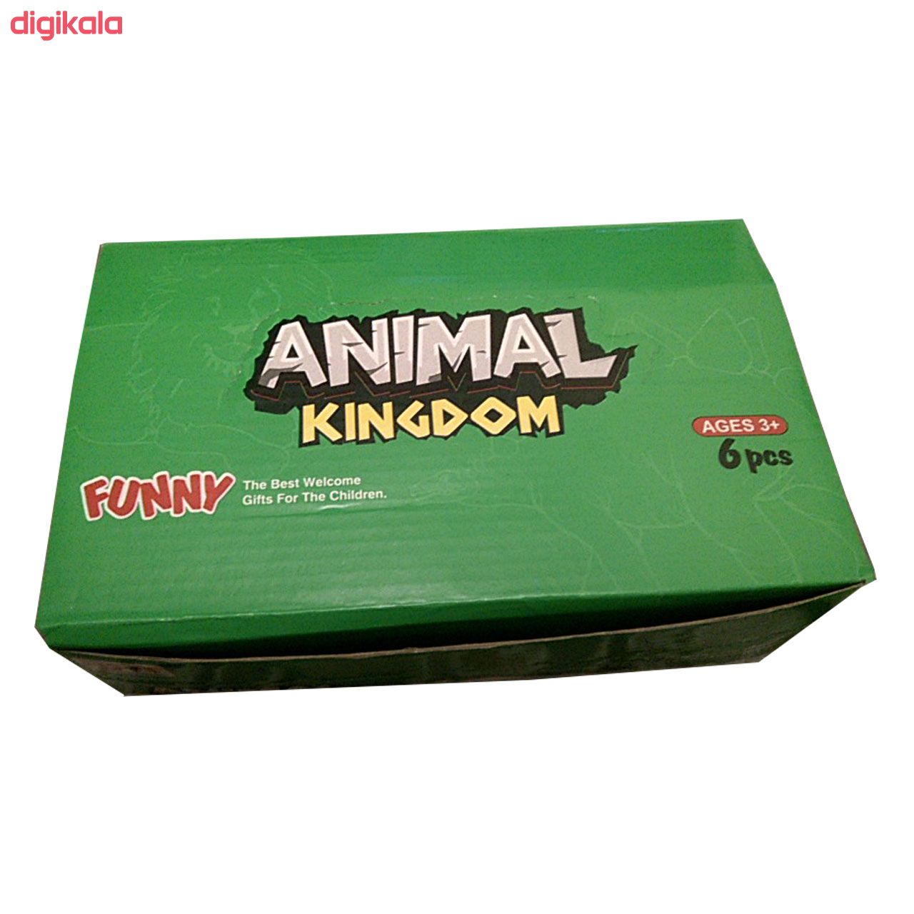  فیگور حیوانات مدل Animal Kingdom جی اف الکد B10093 مجموعه 6 عددی