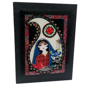 آینه جیبی طرح خاتون کد ۹۹
