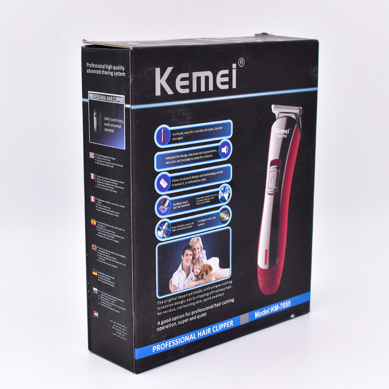 ماشین اصلاح موی صورت و بدن کیمی مدل KM-7055 ماشین اصلاح موی صورت و بدن کیمی مدل KM-7055