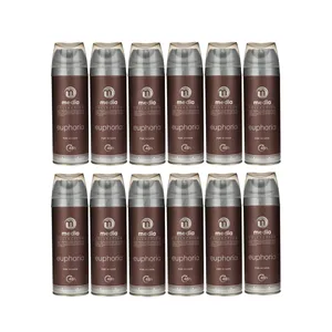 اسپری خوشبوکننده بدن زنانه مدیا مدل euphoria حجم 200 میلی لیتر مجموعه 12 عددی