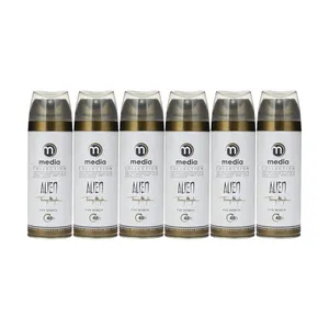 اسپری خوشبوکننده بدن زنانه مدیا مدل alien حجم 200 میلی لیتر مجموعه 6 عددی