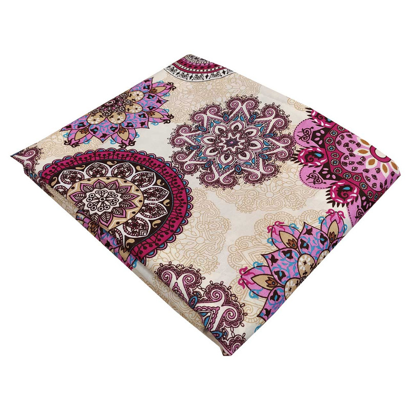 ملحفه تشک مهمان مدل خورشیدی کد F2 سایز 195x100 سانتی متر