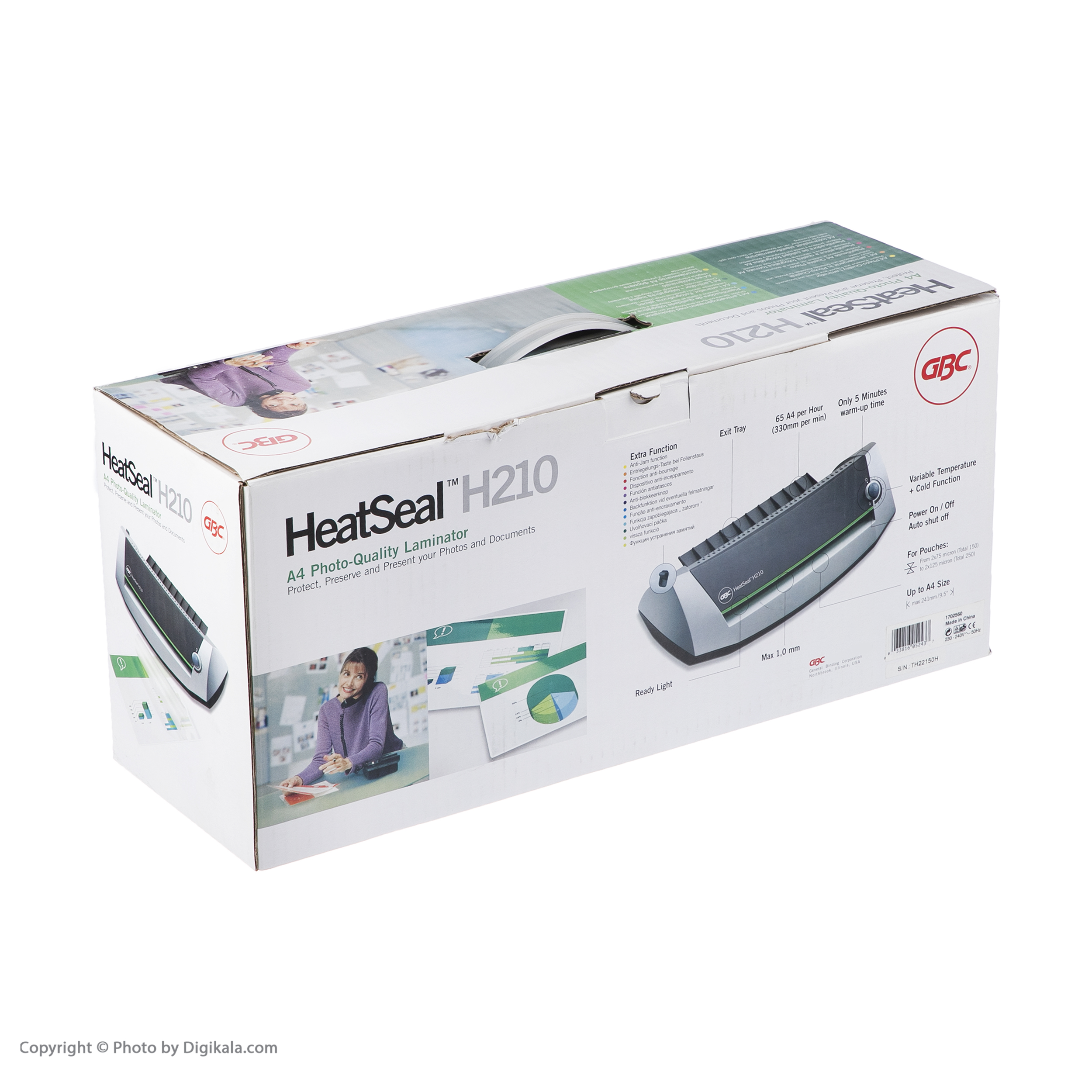 پرس کارت و لمینت جی بی سی مدل  HeatSeal H210