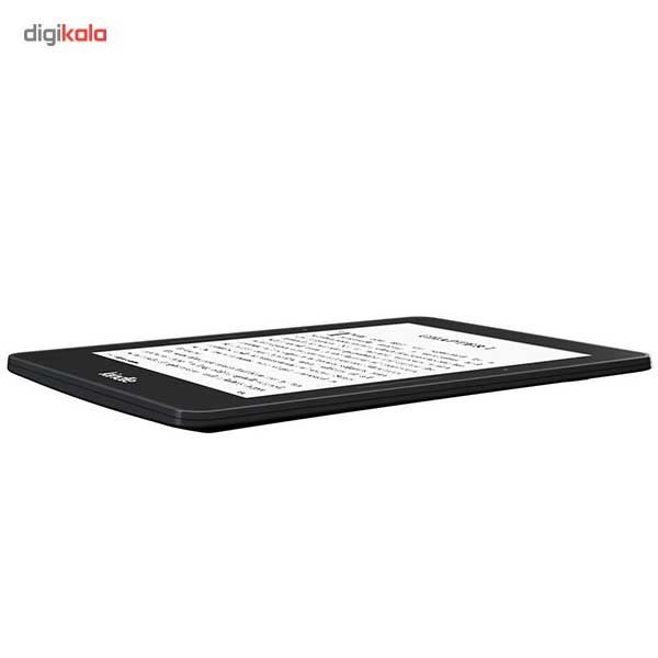 کتاب‌خوان آمازون مدل Kindle Voyage نسل هفتم همراه با کاور چرمی - ظرفیت 4 گیگابایت