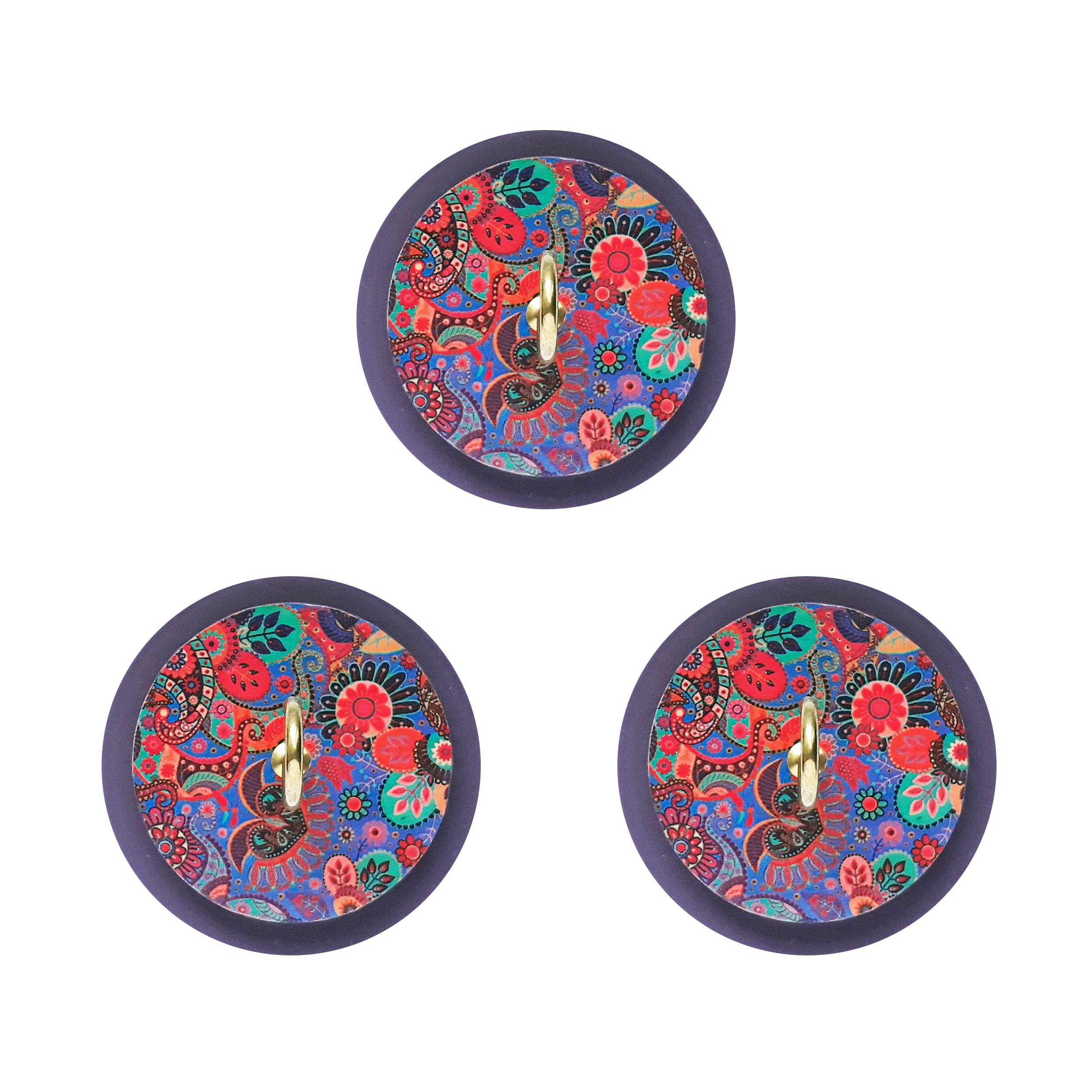 آویز حوله کد A520 بسته 3 عددی