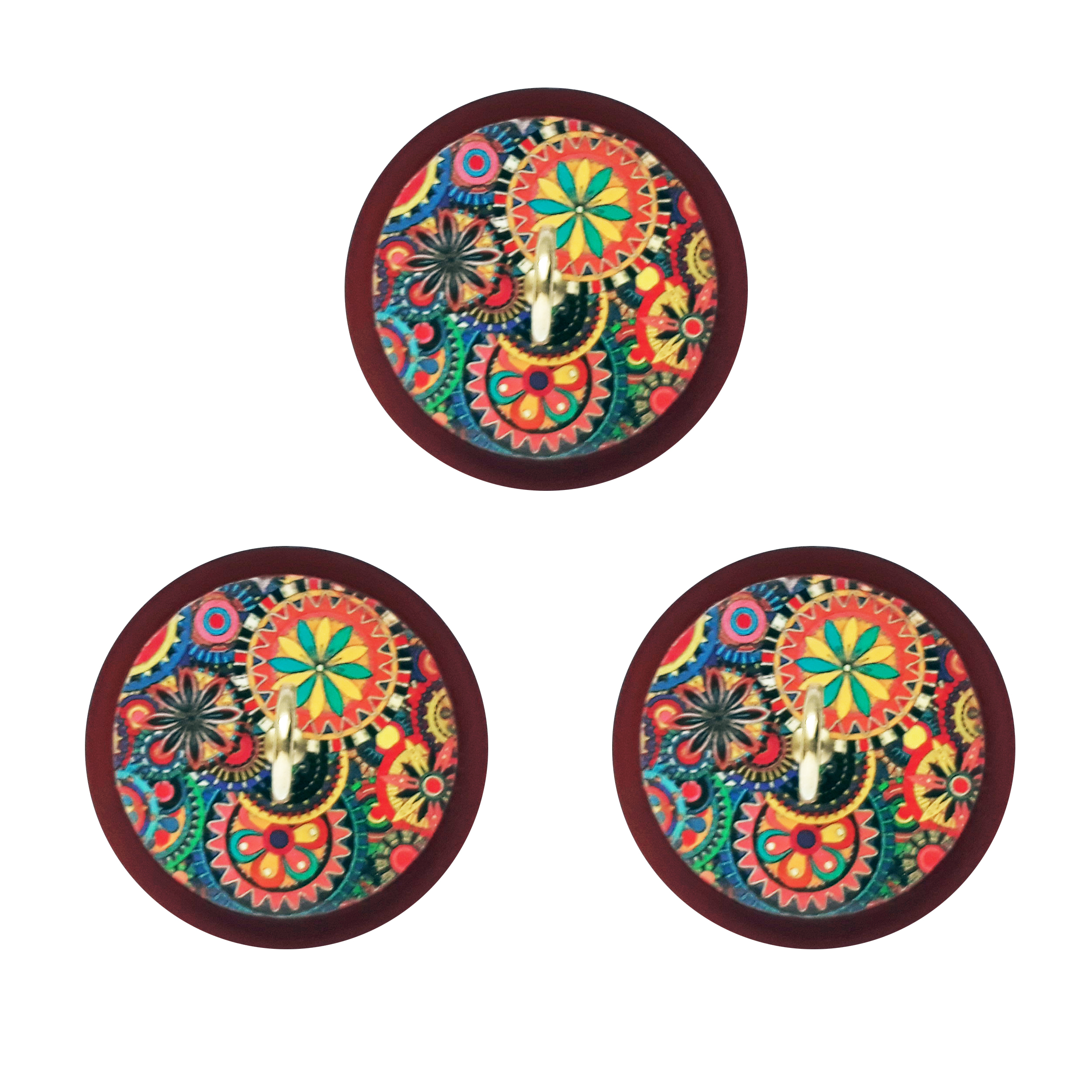 آویز حوله کد A525 بسته 3 عددی