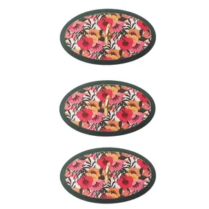آویز حوله طرح بیضی کد A675 بسته 3 عددی
