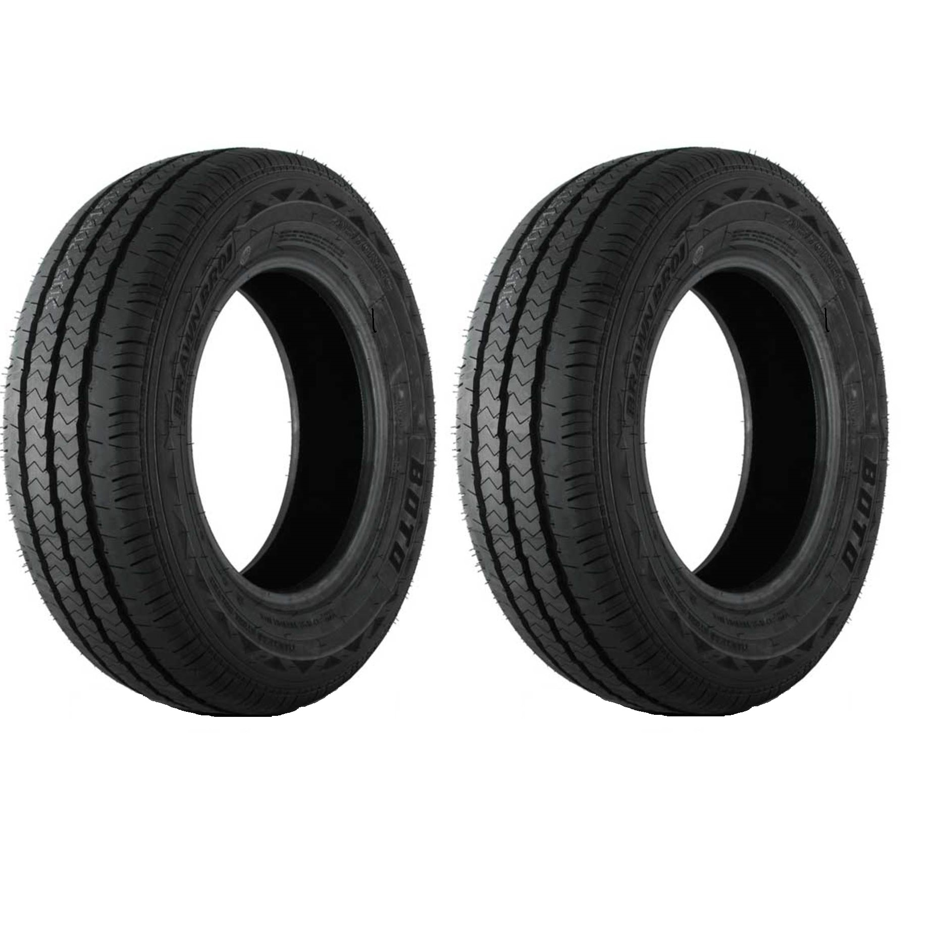 لاستیک خودرو بوتو مدل BRAWN سایز 195R15C - دو حلقه