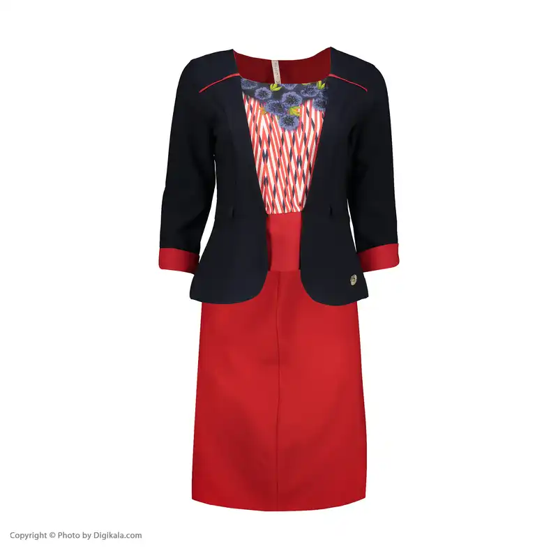 ست بلوز و دامن زنانه بیضاس مدل MH1