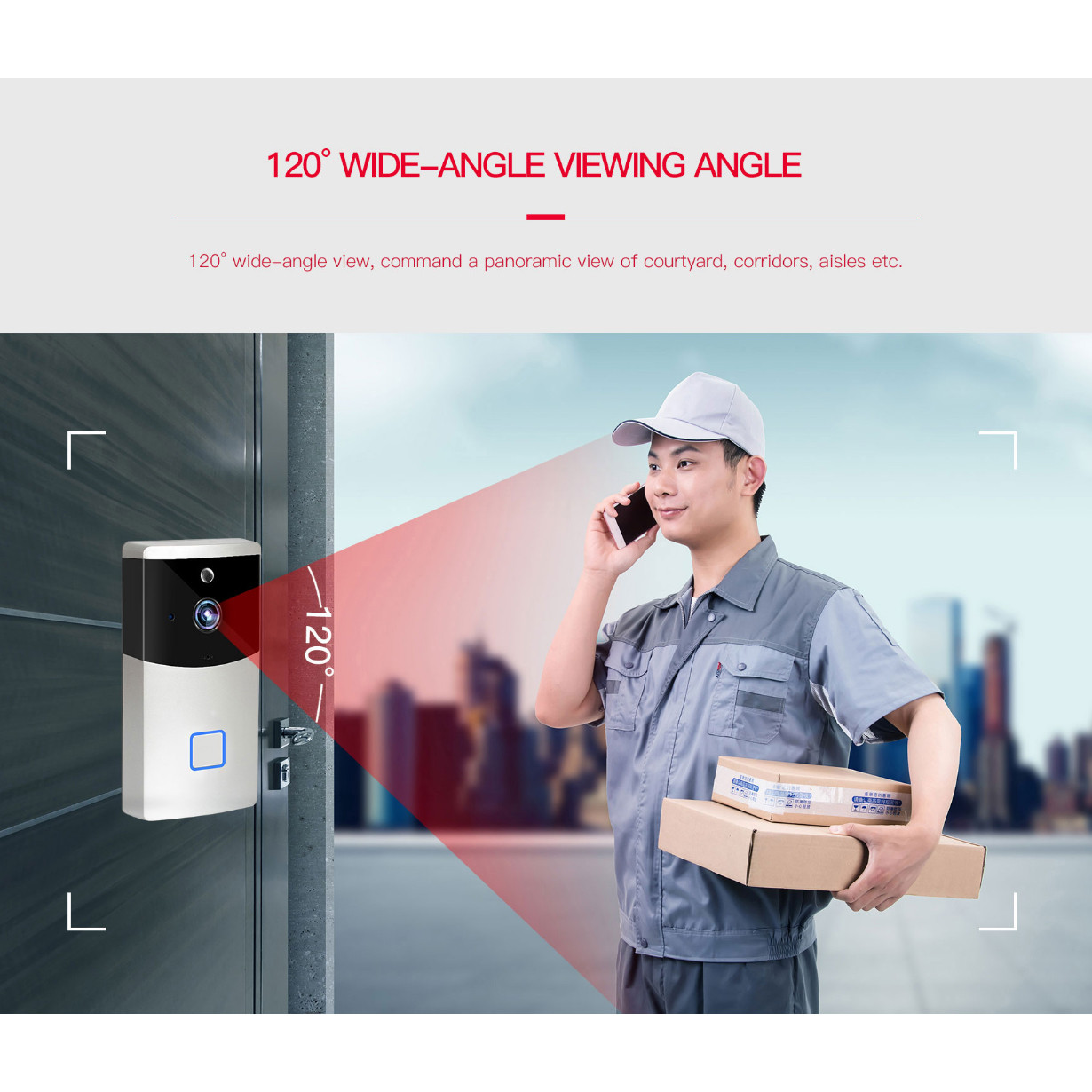 زنگ بی سیم وی استار کم مدل V2-PLUS