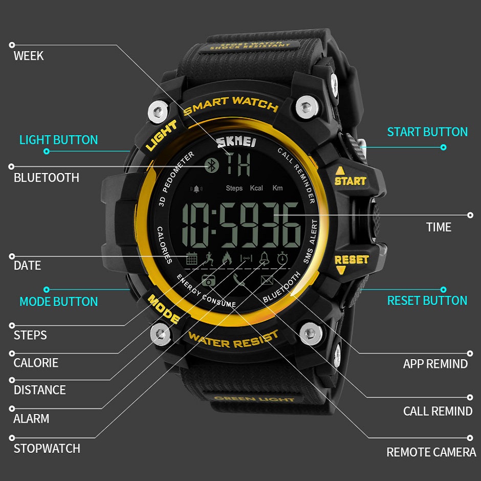 ساعت مچی دیجیتال اسکمی مدل 1227