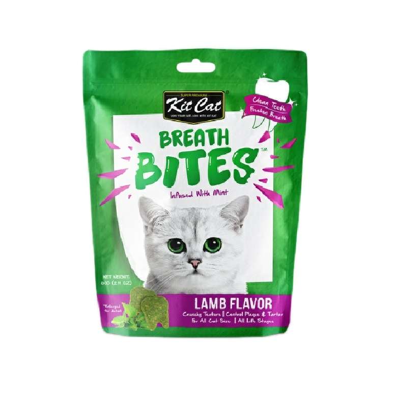 غذای تشویقی گربه کیت کت مدل Breath Bites وزن 60 گرم