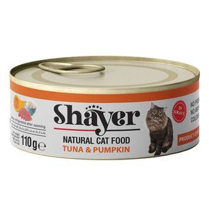 نقد و بررسی کنسرو غذای گربه شایر مدل shayperpet TUNA & PUMPKIN وزن 110 گرم توسط خریداران
