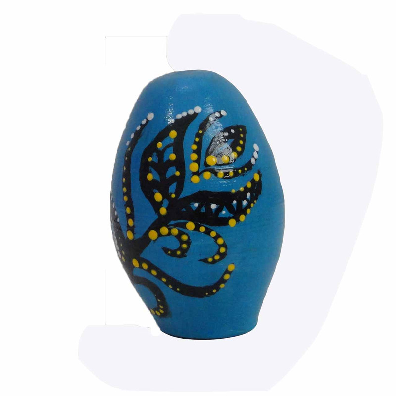 تخم مرغ تزیینی طرح برگ مجموعه 2 عددی تخم مرغ تزیینی طرح برگ مجموعه 2 عددی