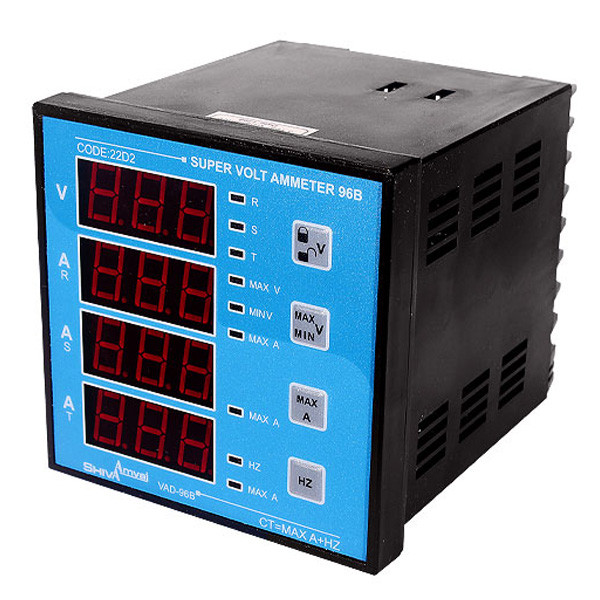 سوپر ولت آمپرمتر شيوا امواج مدل VAD-96B